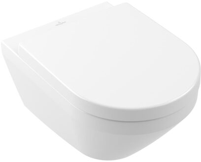Villeroy & Boch Toilet Villeroy & Boch Architectura Combipack met Zitting 53x37x37,5 cm TwistFlush Wit Alpine