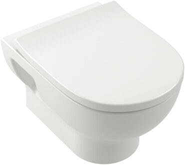 Villeroy & Boch Toilet Villeroy & Boch O.novo Combipack me Zitting 49x36x35 cm TwistFlush Wit Alpine