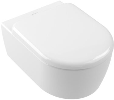 Villeroy & Boch Toilet Villeroy & Boch Skyla Combipack met Zitting 49x36x35 cm TwistFlush Wit Alpine