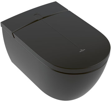 Villeroy & Boch ViClean douche wc randloos met softclose zitting zwart