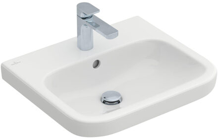 Villeroy & Boch Villeroy en boch Architectura inbouwwastafel 55x47cm 1 kraangat met overloop onderkant geslepen ceramic+ wit