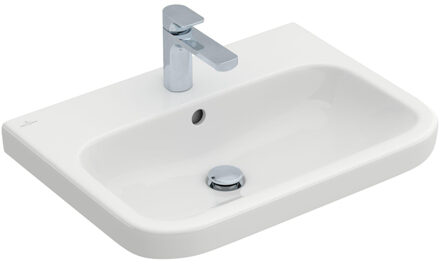 Villeroy & Boch Villeroy en Boch Architectura wastafel 65x47cm met kraangat met overloop wit 41886501 Wit Alpin glans