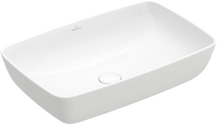 Villeroy & Boch Villeroy en Boch Artis opzetwastafel rechthoekig 58x38cm zonder overloop wit