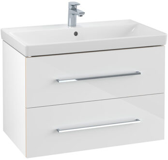 Villeroy & Boch Villeroy en boch Avento wastafelonderkast 760x520x447 met 2x lade crystal white A89100B4