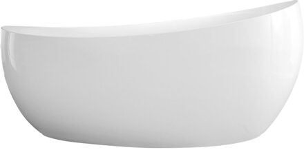 Villeroy & Boch Villeroy en boch Aveo bad vrijstaand 190x95 randloos met afvoer overloop wit ubq194ave9w1v01 Wit Alpin