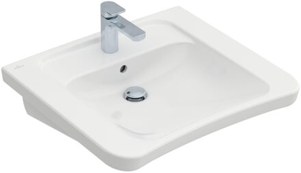 Villeroy & Boch Villeroy en Boch Omnia Architectura Vita wastafel 65x54.5cm met kraangat en overloop ceramic+ wit