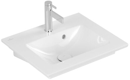 Villeroy & Boch Villeroy en Boch Venticello fontein met 1 kraangat 50x42cm met overloop ceramic + wit 412450r1 Wit Alpin