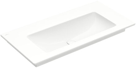 Villeroy & Boch Villeroy en Boch Venticello meubelwastafel met wasbak midden zonder kraangat 100x50cm met overloop wit 4104AJ01 Wit Alpin