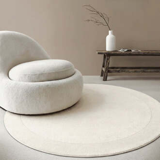 Villeroy & Boch Vloerkleed Kari Rond - Crème Xcm - - Dekbed-Discounter.nl