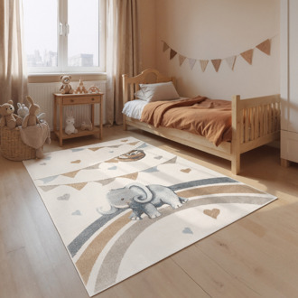 Villeroy & Boch Vloerkleed Kids Elephant Party 230x160cm - Polypropyleen - Dekbed-Discounter.nl