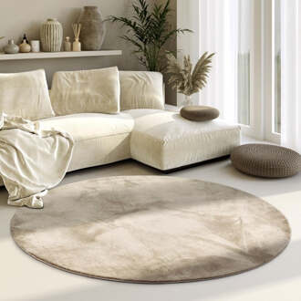 Villeroy & Boch Vloerkleed Leon Rond - Crème Xcm - Polypropyleen - Dekbed-Discounter.nl