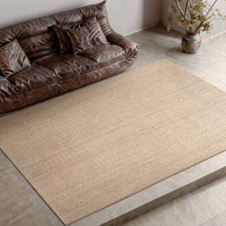 Villeroy & Boch Vloerkleed Mirabelle Rechthoekig - Natuurlijk Ivoor 230x160cm - Jute - Dekbed-Discounter.nl