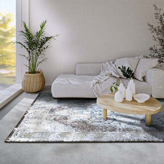 Villeroy & Boch Vloerkleed Roger - Bruin 340x230cm - Polypropyleen - Dekbed-Discounter.nl Bruin,Meerkleurig - 230 x 340 cm