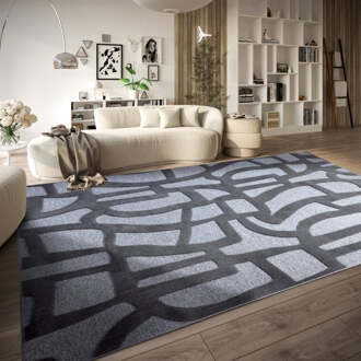 Villeroy & Boch Vloerkleed Vintage Therese - Antraciet 290x200cm - Polypropyleen - Dekbed-Discounter.nl