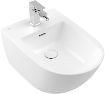 Villeroy & Boch Wandbidet Villeroy & Boch Subway 3.0 CeramicPlus 56x37.5x27 cm Stone White Wit