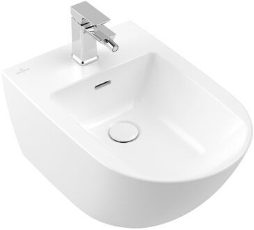 Villeroy & Boch Wandbidet Villeroy & Boch Subway 3.0 CeramicPlus 56x37.5x27 cm Stone White Wit