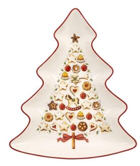 Villeroy & Boch Winter Bakery Delight Schaal kerstboom, groot 26,5cm
