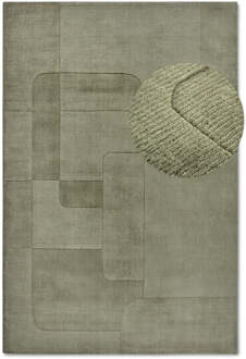 Villeroy & Boch Wollen Vloerkleed Charlotte - Groen 150x80cm - - Dekbed-Discounter.nl