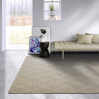Villeroy & Boch Wollen Vloerkleed Maria - Beige 290x200cm - Wol Polypropyleen - Dekbed-Discounter.nl - 200 x 290 cm