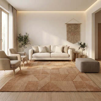 Villeroy & Boch Wollen Vloerkleed Ursule - Koper 230x160cm - Wol - Dekbed-Discounter.nl