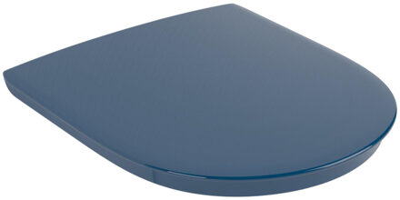 Villeroy en Boch O.novo Vita closetzitting met deksel met greeprand met doorlopende pen blauw 9M7261P1