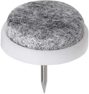 Viltglijder+Stift 20Mm Wi 8St *Nl* - WU0644016