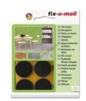 viltglijderrond 35mm bruin