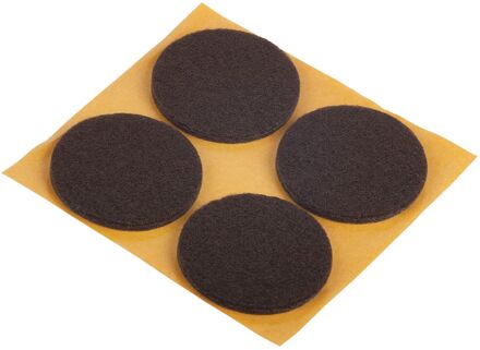 viltglijderrond 35mm bruin