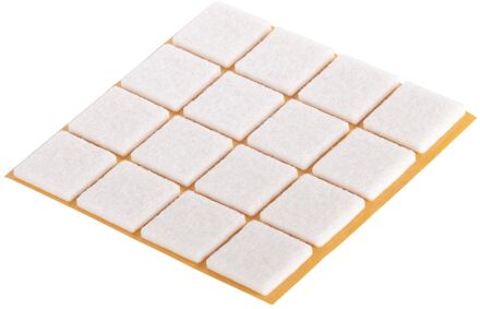 viltglijders - stoelviltjes - vierkant - 22mm
