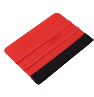 Viltje Vinyl Car Wrapping Tool Carbon Fiber Folie Vinyl Schraper Window Tint Auto Glas Schoonmaken Tool Rood