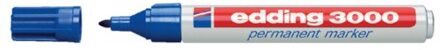 Viltstift edding 3000 rond blauw 1.5-3mm
