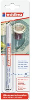 Viltstift edding 780 lakmarker rond wit 0.8mm blister Transparant