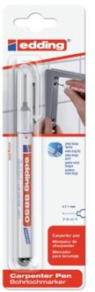 Viltstift edding 8850 Timmerman rond zwart 0.7mm Transparant