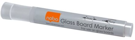 Viltstift Nobo glasbord wit