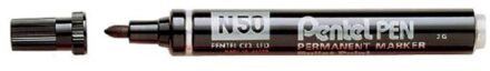 Viltstift Pentel N50 rond zwart 1.5-3mm