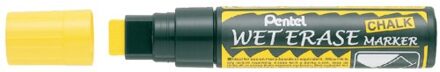 Viltstift Pentel SMW56 krijtmarker geel 8-16mm