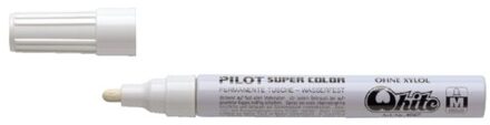 Viltstift PILOT Super SC-W-M lakmarker rond wit 2mm