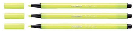 Viltstift STABILO Pen 68/024 neon geel