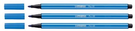 Viltstift STABILO Pen 68/41 ultramarijn blauw