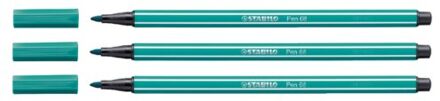 Viltstift STABILO Pen 68/51 turquoise blauw