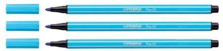 Viltstift STABILO Pen 68/57 azuur blauw