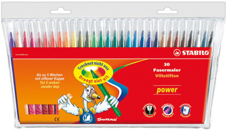 Viltstift STABILO Power 280 etui a 30 kleuren