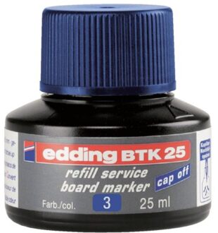 Viltstiftinkt edding BTK25 voor whiteboard blauw