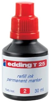 Viltstiftinkt edding T25 rood