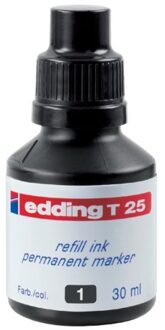 Viltstiftinkt edding T25 zwart