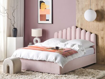VINCENNES Bed met opberger Roze 180x200