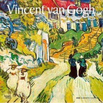 Vincent Van Gogh 2025 12 X 24 Inch Monthly Square Wall Calendar Plastic-Free - Browntrout