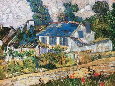 Vincent Van Gogh - Case Ad Auvers Kunstdruk 80x60cm