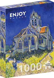 Vincent Van Gogh - De Kerk in Auvers-sur-Oise Puzzel (1000 stukjes)