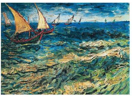 Vincent Van Gogh - Seascape At Saintes-maries Kunstdruk 80x60cm